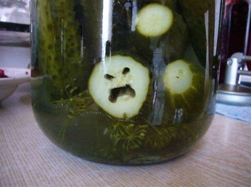 Scary Pickles for Halloween